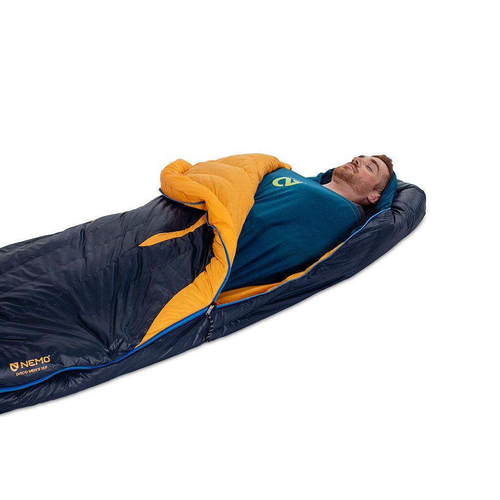 NEMO Equipment Tracer Sleeping Bag Liner Abyss/Neon Green