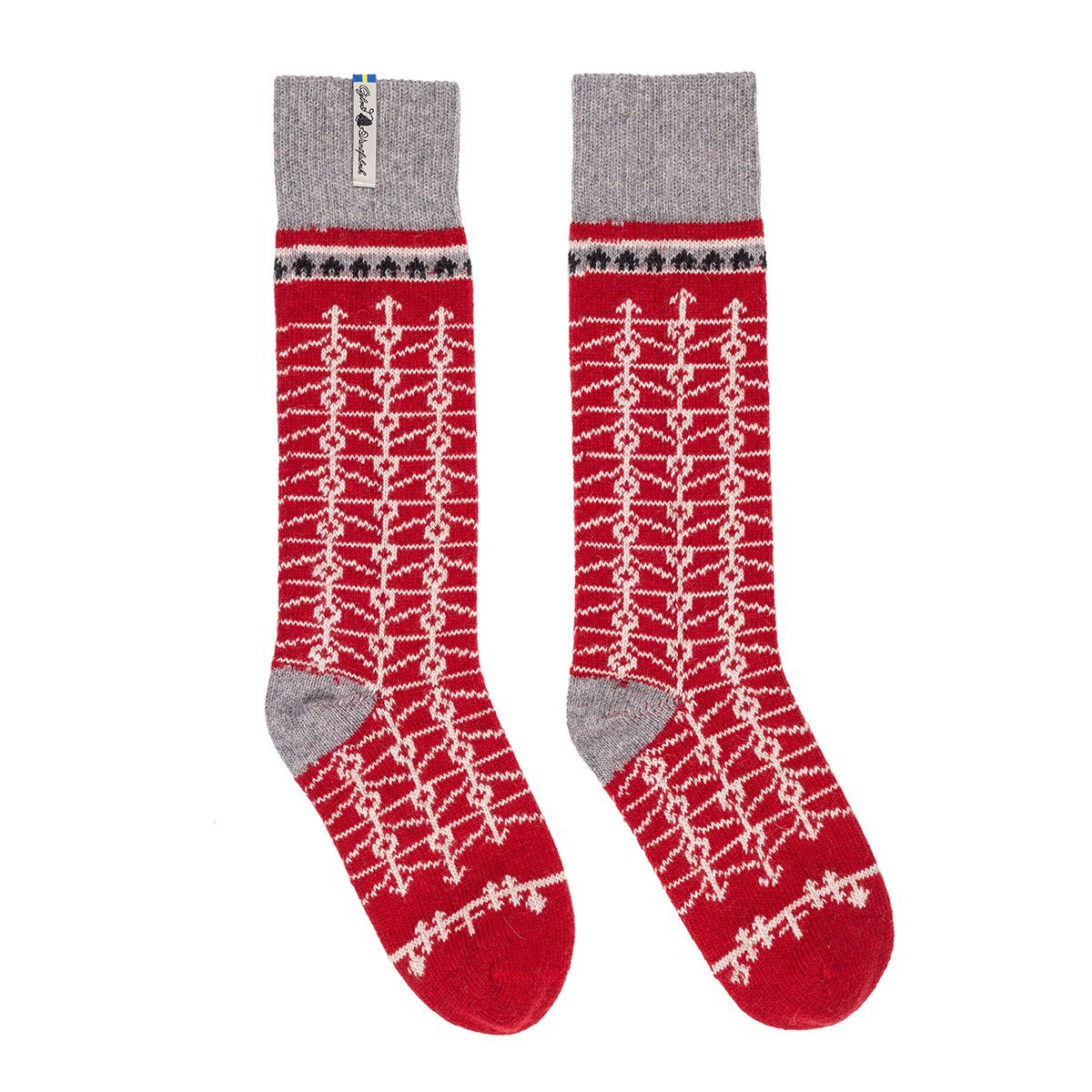 Ekshärad Röd Wool Socks
