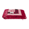 Ekshärad Röd Wool Blanket Öjbro Vantfabrik OEKS60UP130220 Blankets 130 x 220 cm / Red Multi
