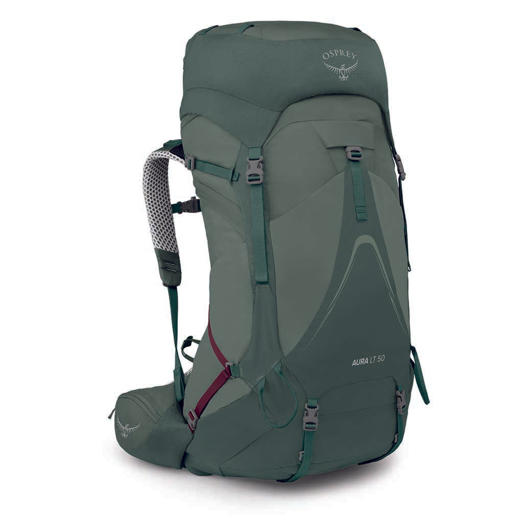 backpack osprey 50l Osprey | Aura AG LT 50 Backpack | Women's | Koseret/Spring Green