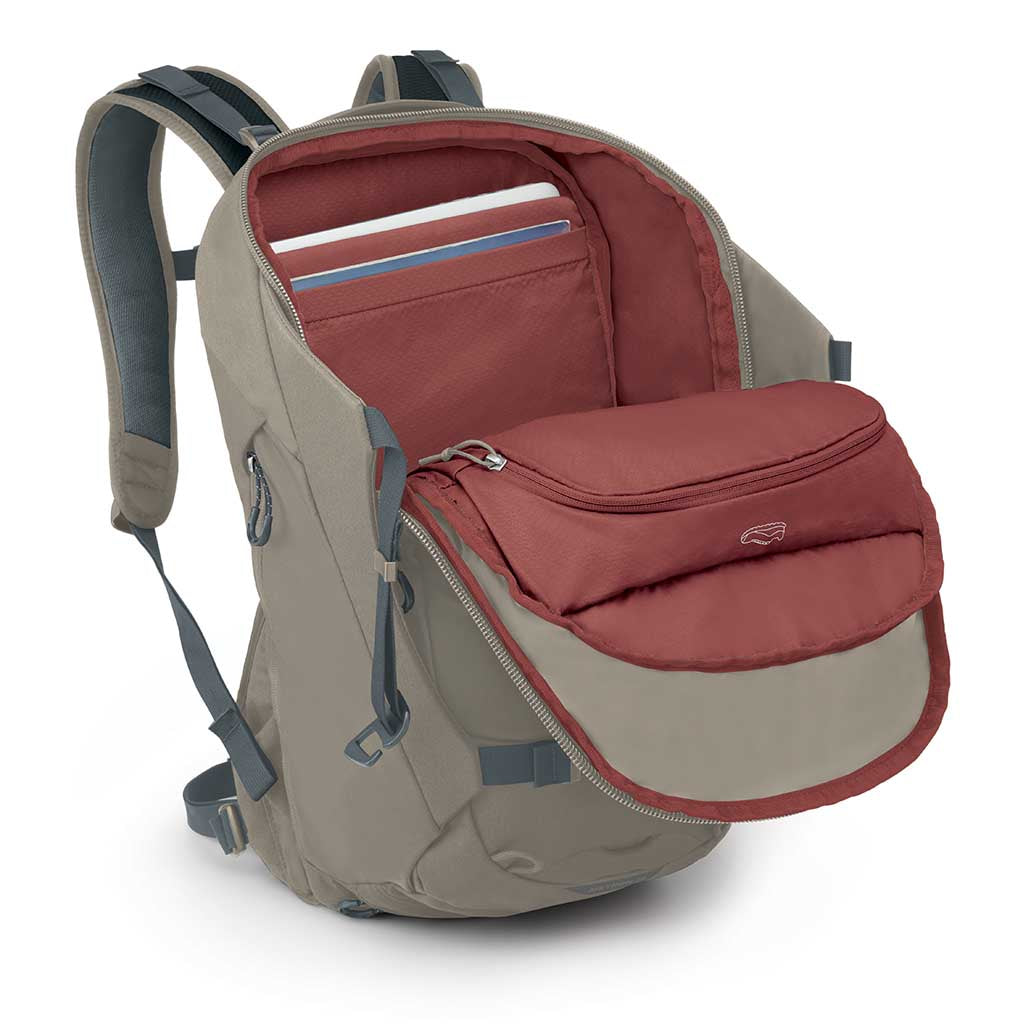 Osprey Metron 24 Pack Tan Concrete Unisex Bike Commuter Backpack