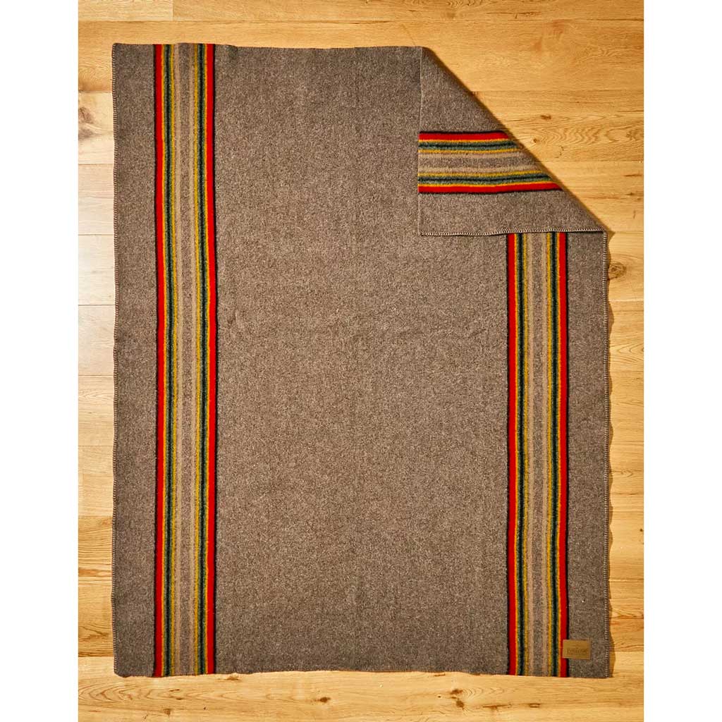 Pendleton Yakima Camp Throw Wool Camp Throw Mineral Umber