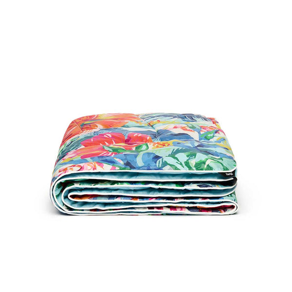 Rumpl Original Puffy Blanket Hibiscus Rosa WildBounds UK