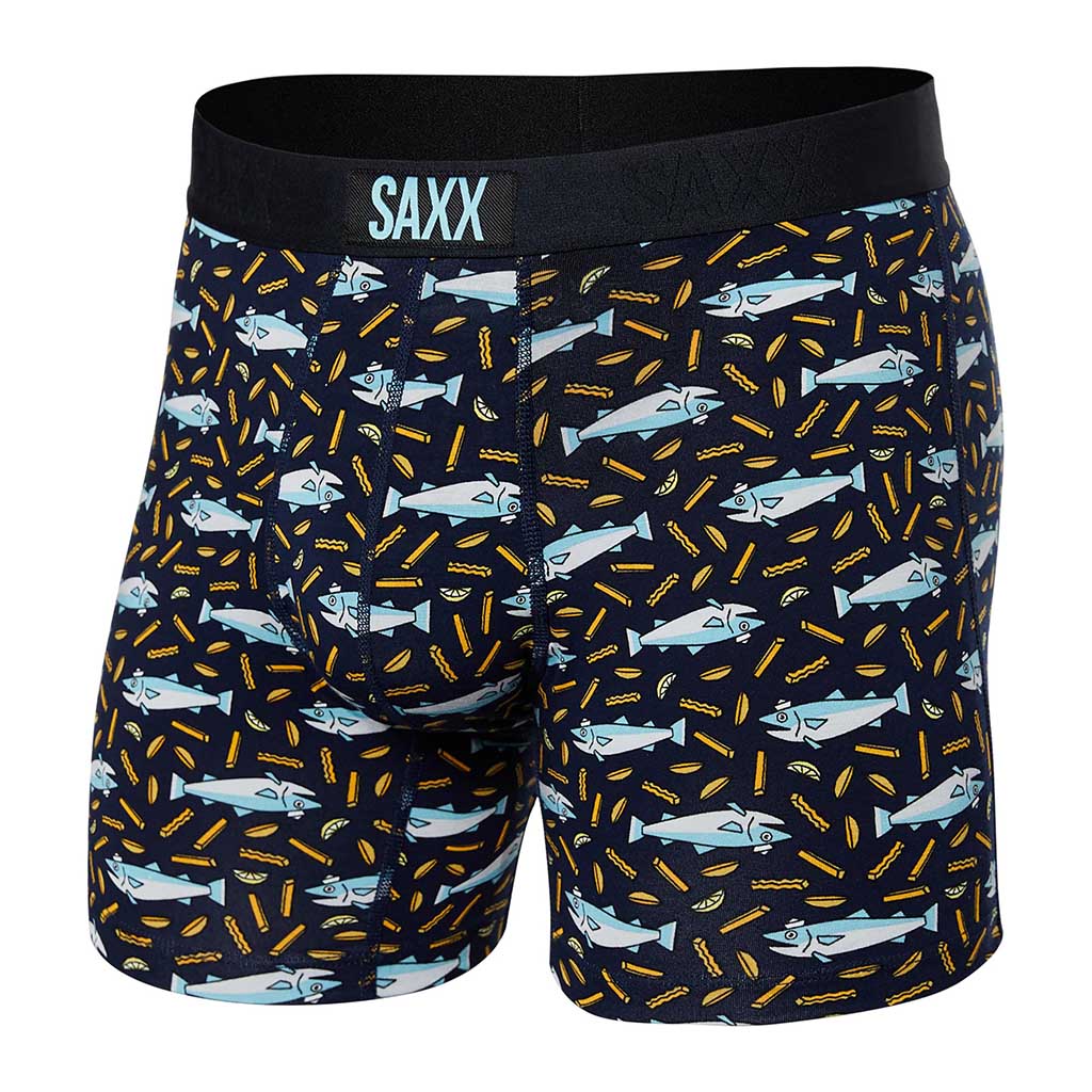 SAXX | Kinetic Light-Compression Mesh Boxer Brief | Blackout - WildBounds