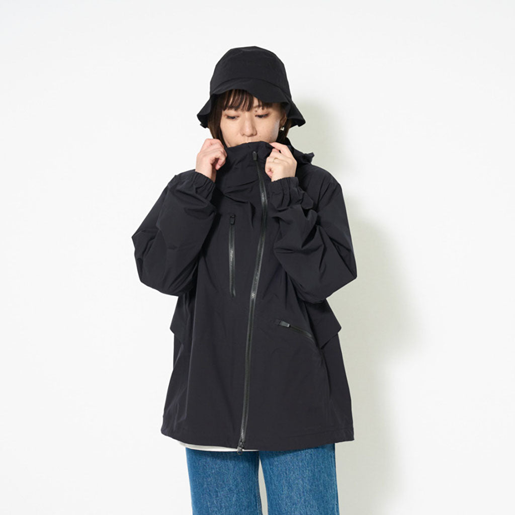 Snow Peak 3L Rain Jacket Urban Waterproof Black WildBounds UK