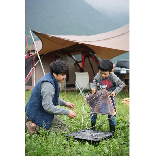 Snow Peak Fireplace Base Plate Firepit Protector WildBounds