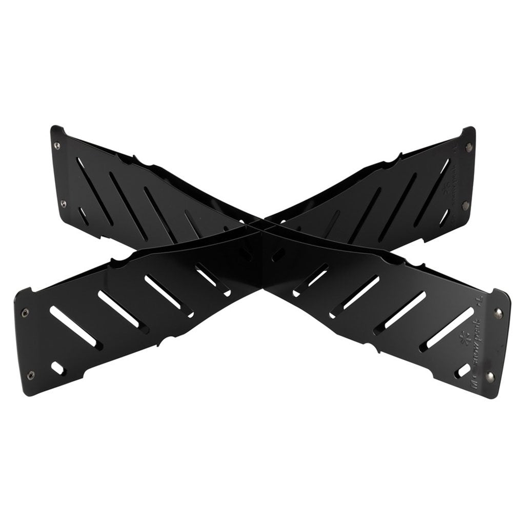 Fireplace Base Plate Stand Snow Peak ST-032BS Firepit Accessories Medium/Large / Black