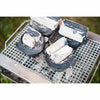 Micro Pot Cast Iron Oven Snow Peak CS-501R Dutch Ovens One Size / Black