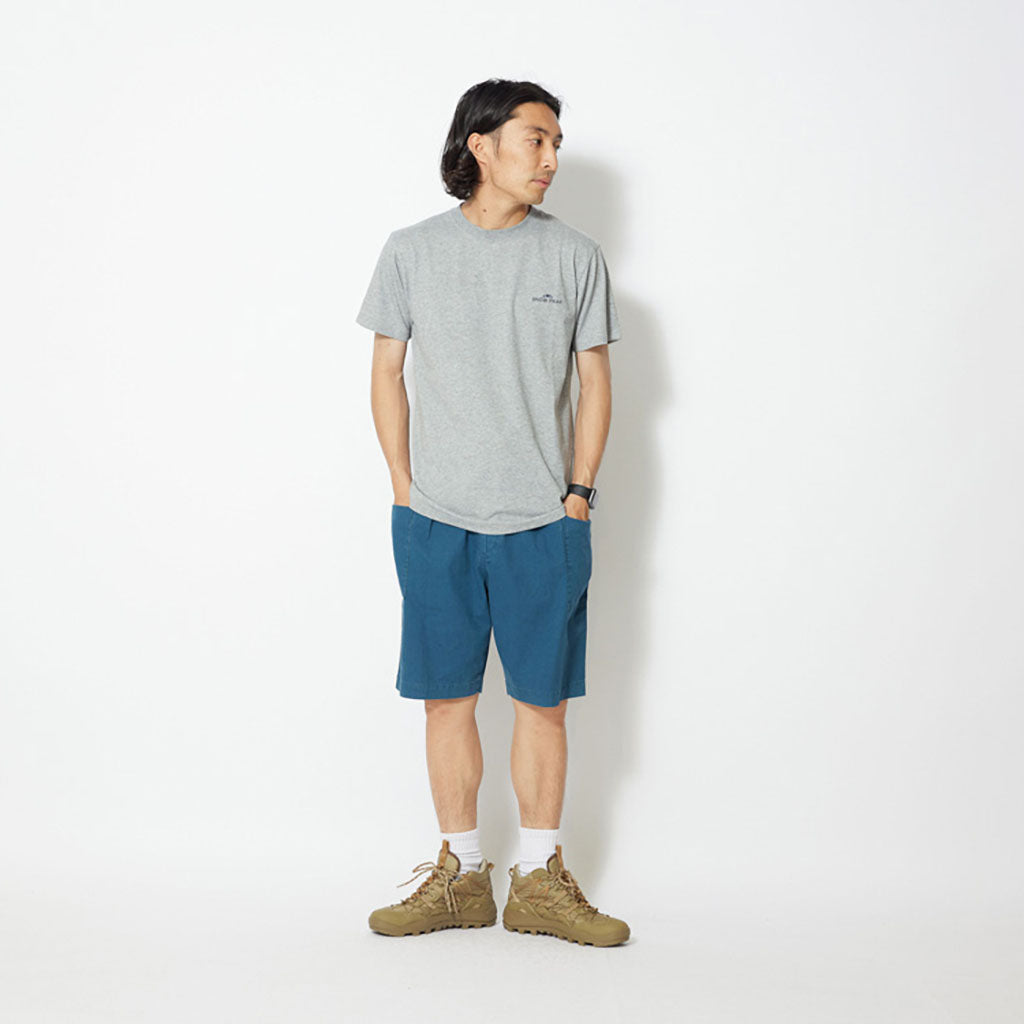 Snow Peak | Natural-Dyed Recycled Cotton Shorts | Indigo Shorts