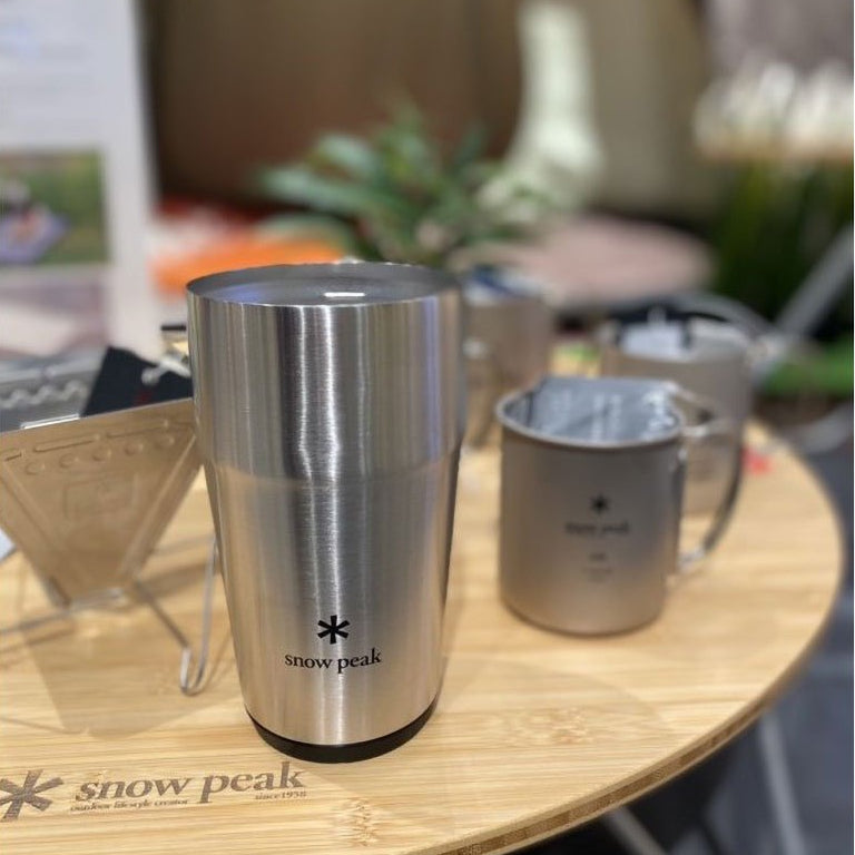 Shimo Tumbler 470 Snow Peak TW-470-SL Tumblers 470ml / Silver