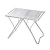 Stainless Steel My Table Snow Peak LV-039 Outdoor Tables One Size / Silver