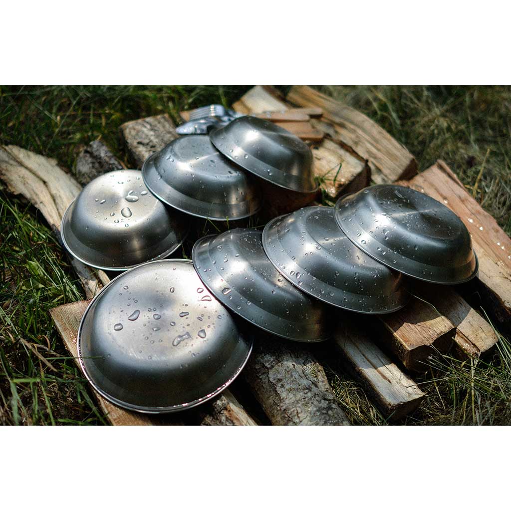 Tableware Set Family Snow Peak TW-021FK Crockery Sets One Size / Silver
