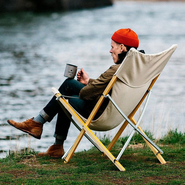 Folding long online chair