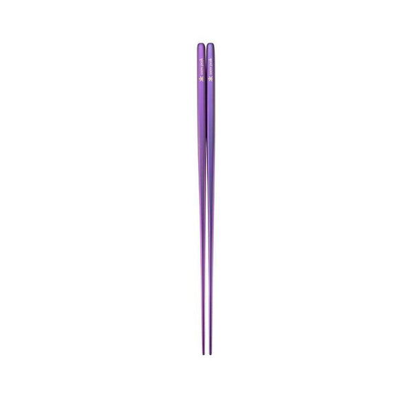 Titanium Chopsticks Snow Peak SCT-115-PL Camp Cutlery One Size / Purple