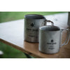 Titanium Double Wall Mug 450 ml Snow Peak MG-053R Cups 450ml / Titanium