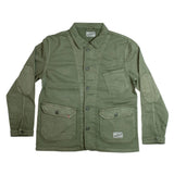 &SONS | Carver Jacket | Mens Chore Jacket | Cotton Twill | Green ...