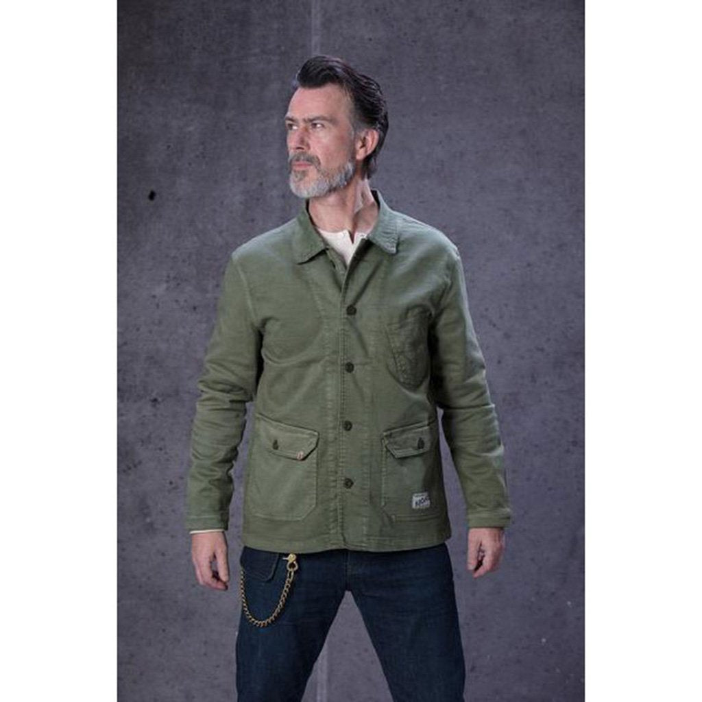 Carver Jacket | &SONS | Mens Chore Jacket | Cotton Twill | Green ...