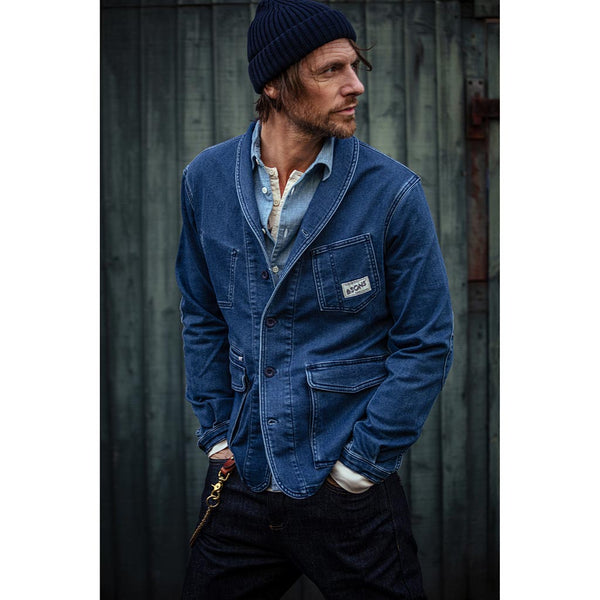 Crafter II Chore Jacket | &SONS | Mens Denim Chore Coat | Blue Indigo ...