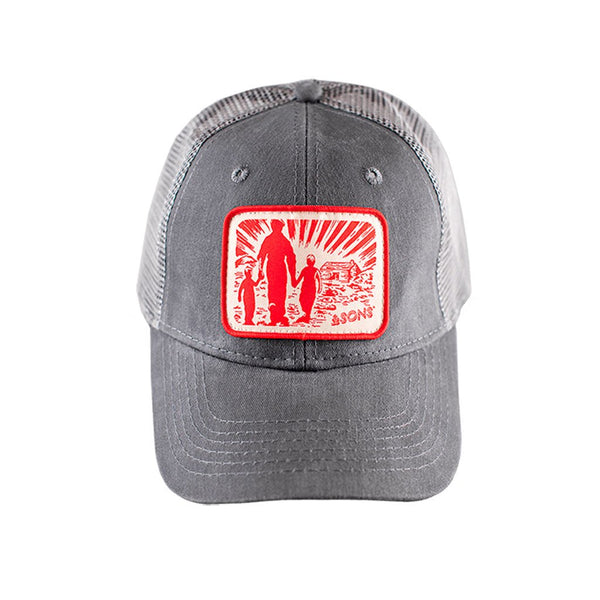 Trucker Badge Cap &SONS TRUCKGREY Caps & Hats One Size / Grey