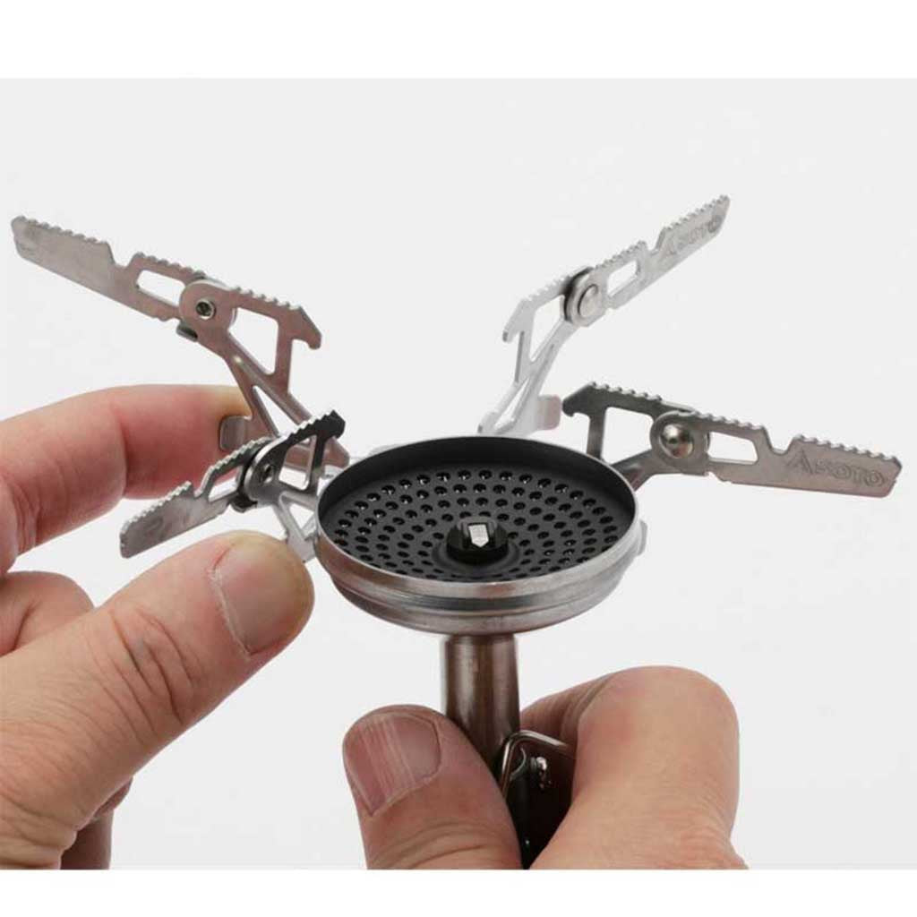 WindMaster Stove w/Micro Regulator SOTO Outdoors OD-1RXN Camping Stoves One Size / Silver