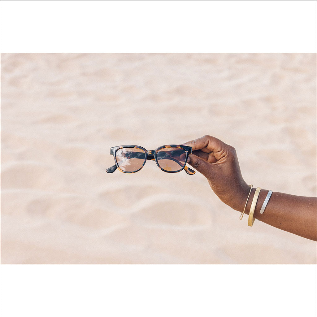 Miho Sunski SUN-MI-TAM Sunglasses One Size / Tortoise Amber
