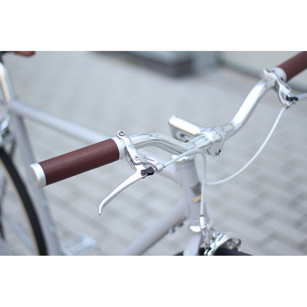Premium Leather Grips Temple Cycles TS-LTHGRP-DB Grips One Size / Dark Brown