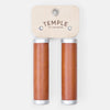 Premium Leather Grips Temple Cycles TS-LTHGRP-LB Grips One Size / Light Brown