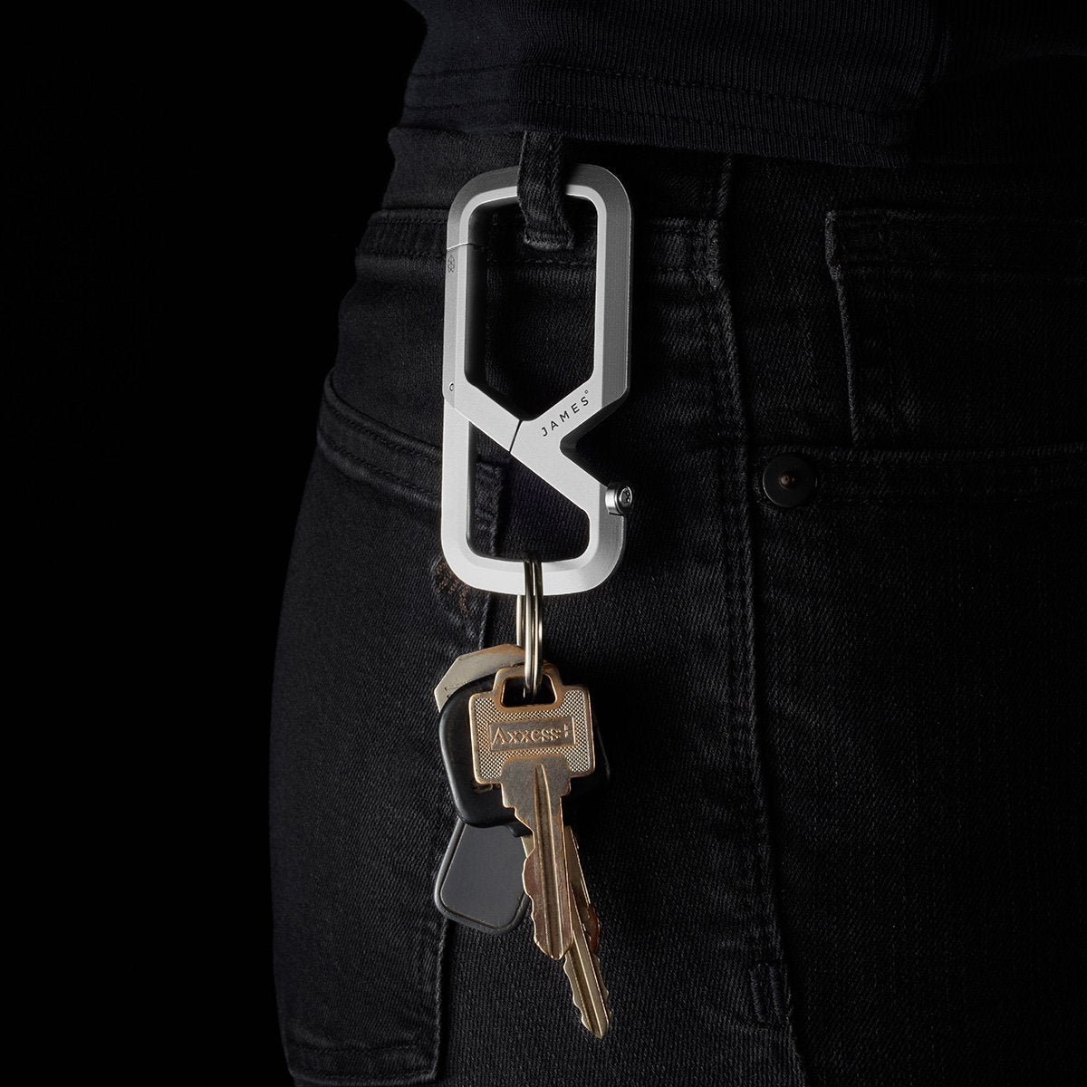 The Mehlville The James Brand ES201905-10 Keyrings One Size / Silver