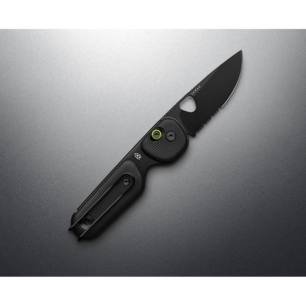 The Redstone The James Brand KN118165-01 Pocket Knives One Size / Black / Black