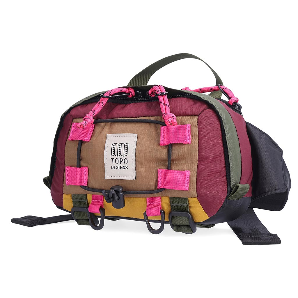 Topo Designs | Mountain Gear Bag | Camping Tote | Burgundy/Dark